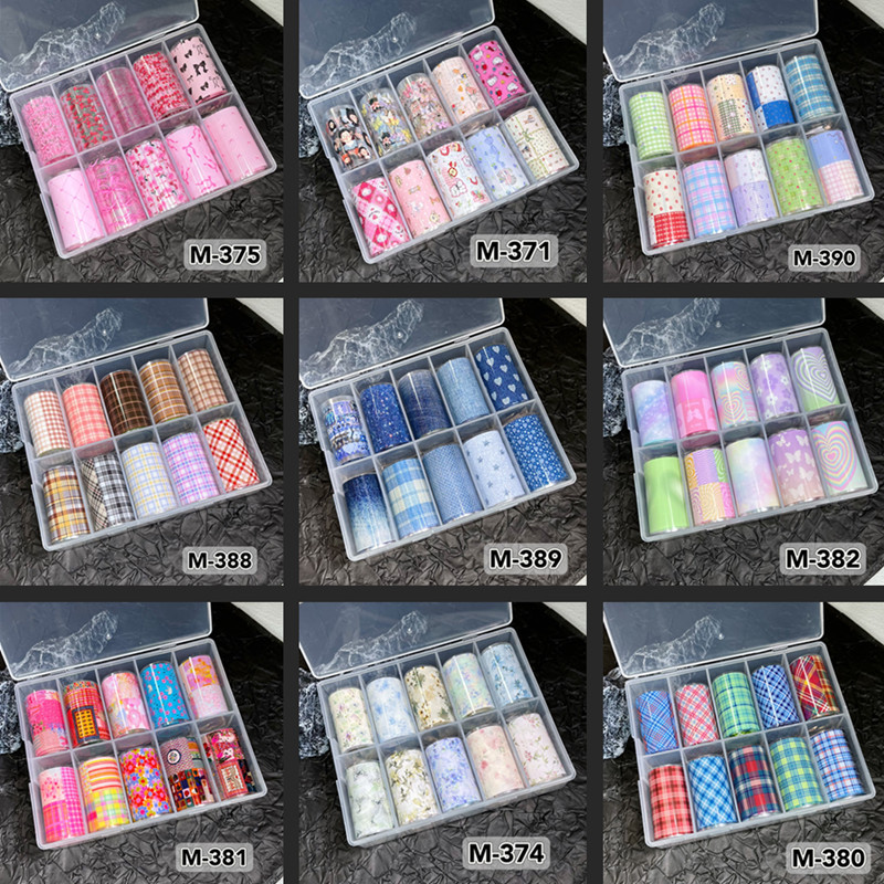 Nail Art France - 1 Hộp Laser Trái Tim Móng