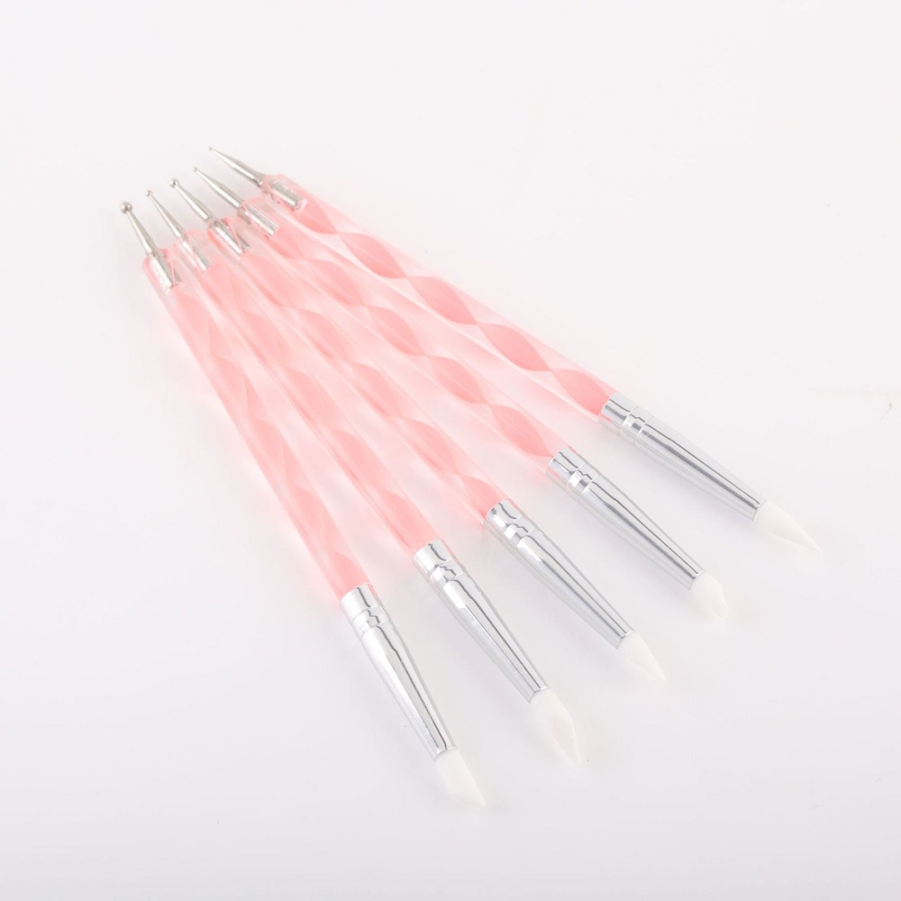 Nail Art Kaki - 5Pcs 2 Way Nail Art Acrylic