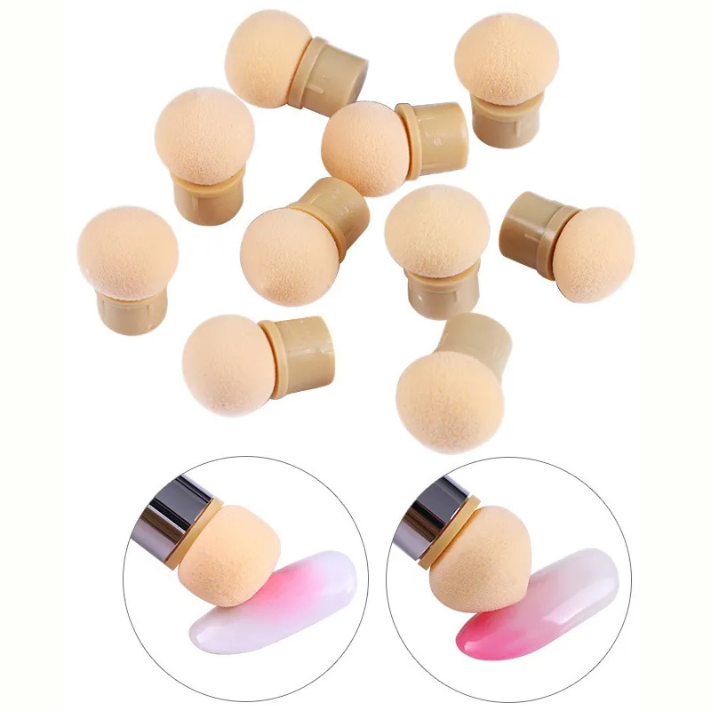 Nail Art Kaki - Round Sharp Head Sponge Heads Replacement