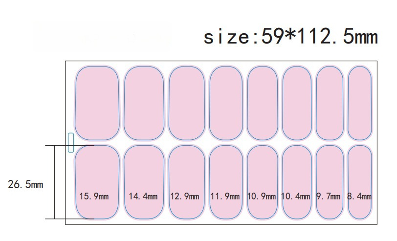 Waterproof Nail Art Stickers 2 - đánh giá và giá Nail Art France