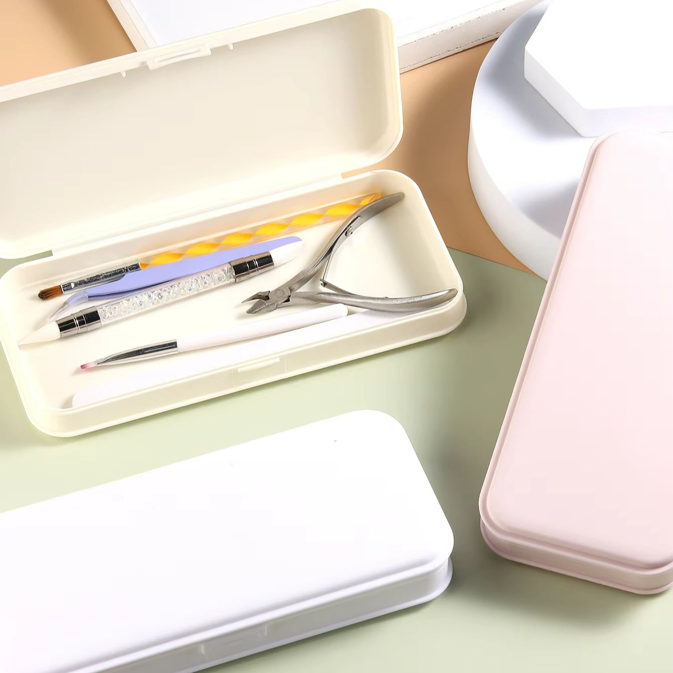 Nail Art Tool Storage Box, Por - đánh giá và giá Nail Art Kaki