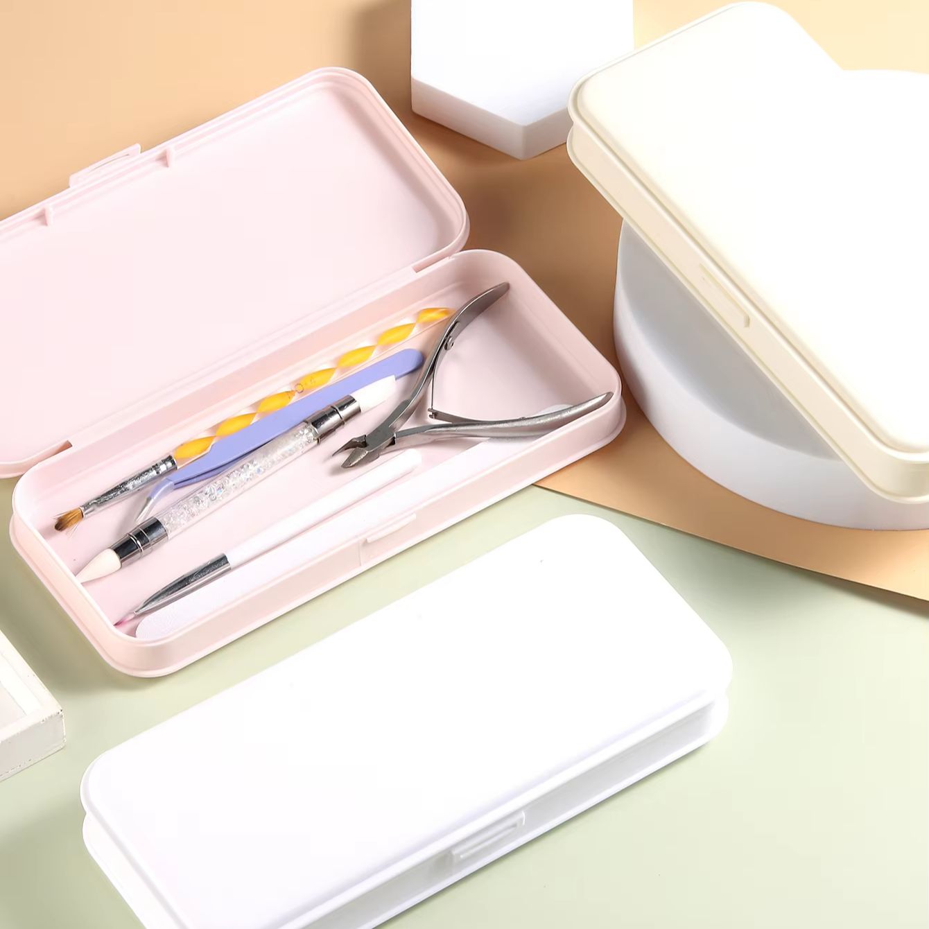 Nail Art Tool Storage Box, Por - đánh giá và giá Nail Art Kaki