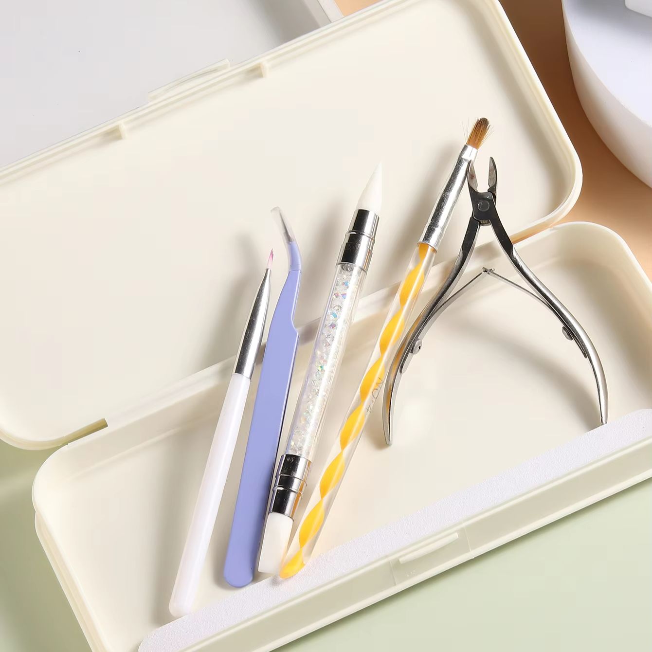 Nail Art Tool Storage Box, Por - đánh giá và giá Nail Art Kaki