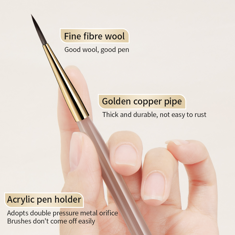 RS Nail Art Painting Brush Acr - đánh giá và giá Nail Art Kaki