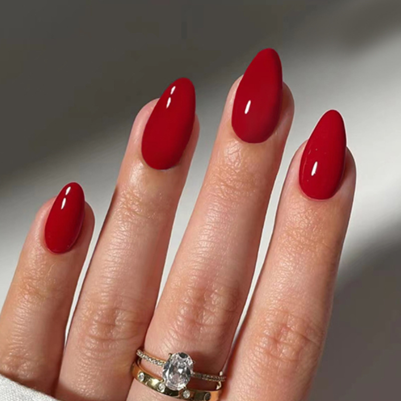 24pcs Solid Color False Nails  - đánh giá và giá Nail Art Full Color