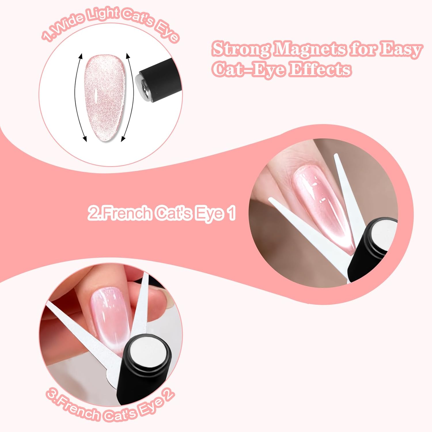 Double Headed Nails Magnet Fre - đánh giá và giá Nail Art Full Color