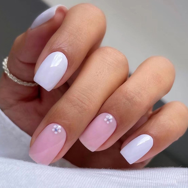 24pcs Solid Color Full Cover N - đánh giá và giá Nail Art Full Color