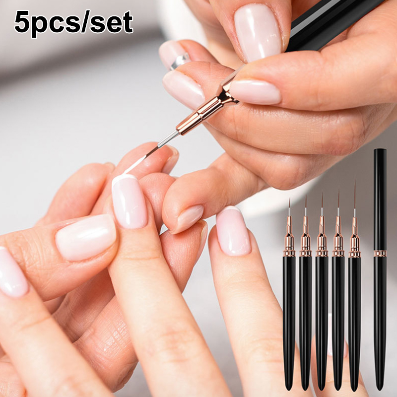 #5Pcs/Set Professional Nail Ar - đánh giá và giá Nail Art Kaki