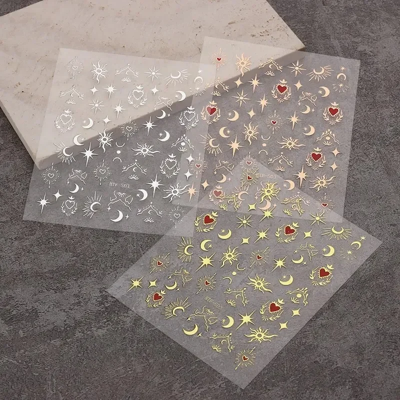 3 sheets1 pack ，3D stickers, n - đánh giá và giá Nail Art Rose Gold