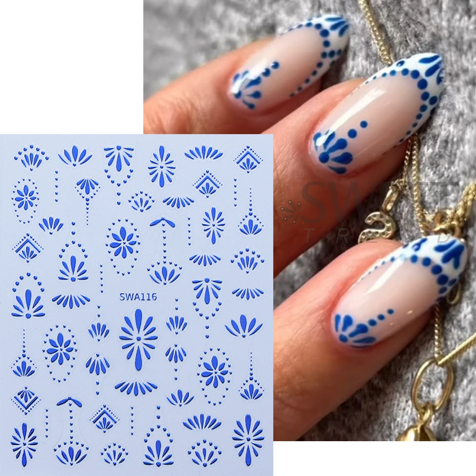 3pcs Bohemian Style Nail Stick - đánh giá và giá Nail Art France