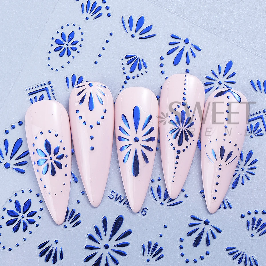 3pcs Bohemian Style Nail Stick - đánh giá và giá Nail Art France
