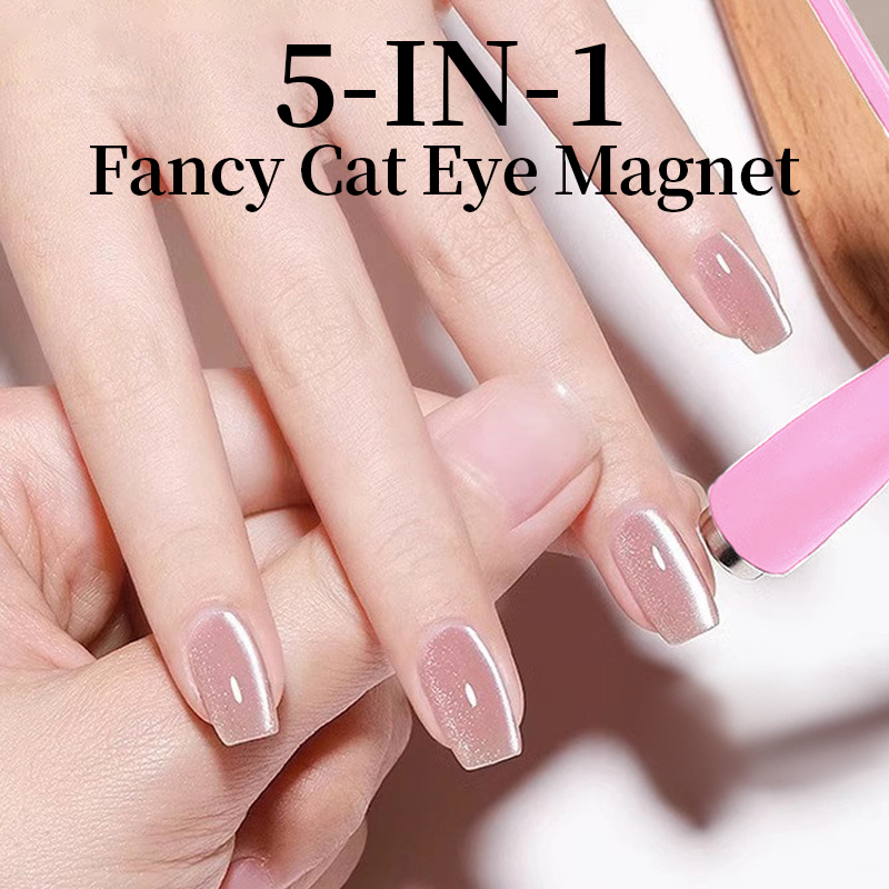 5 In1 Pattern Nail Magnet Cat  - đánh giá và giá Nail Art Maroon