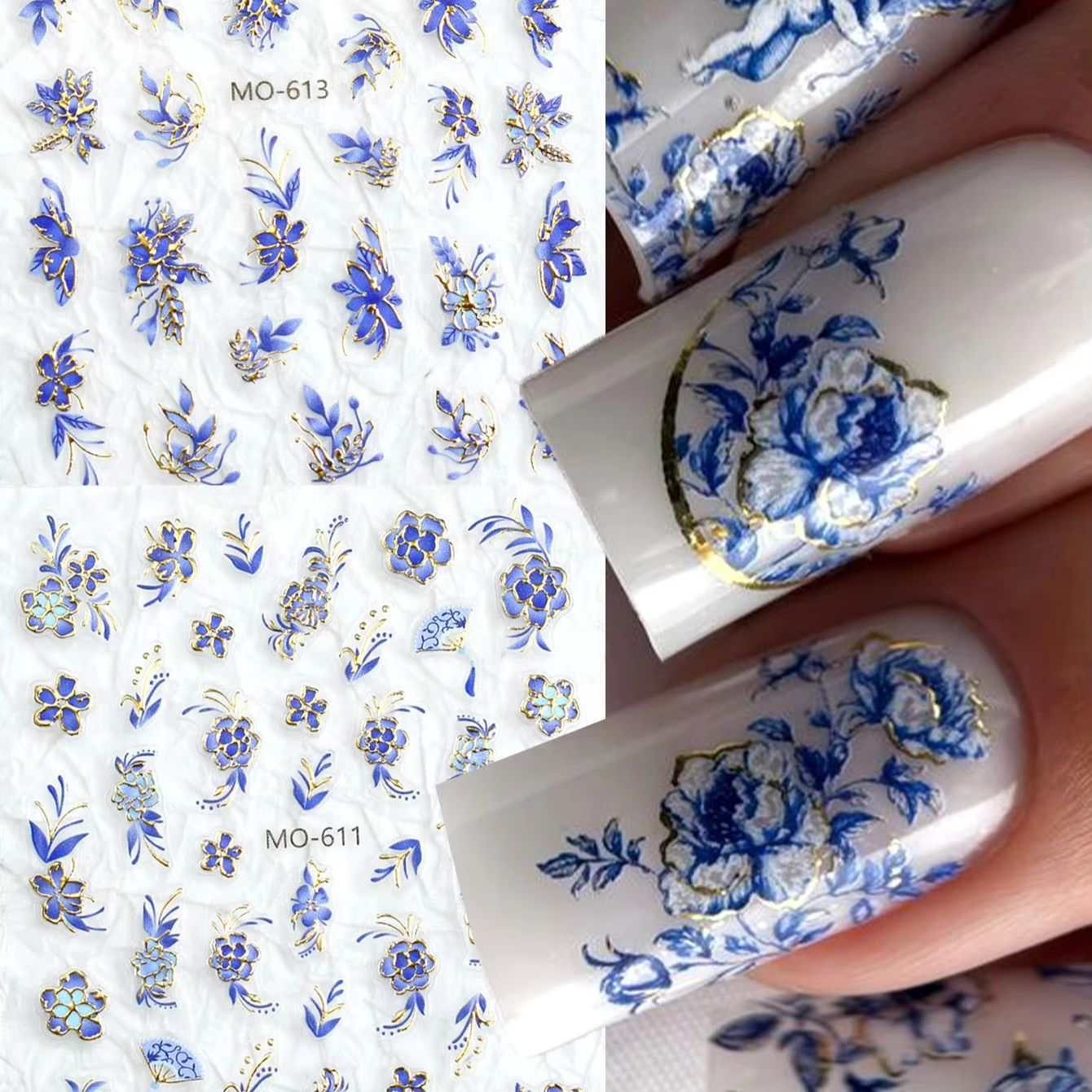 3D Flower Nail Stickers - Spri - đánh giá và giá Nail Art France