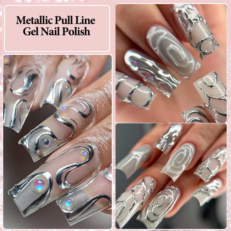 LILYCUTE 5ml Super Bright Meta - đánh giá và giá Nail Art Rose Gold